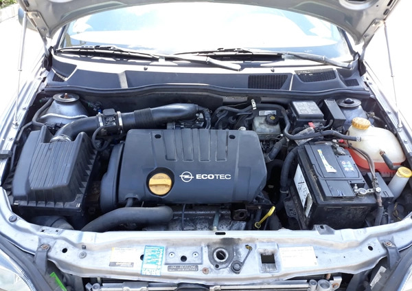 Opel Astra cena 9300 przebieg: 189210, rok produkcji 2005 z Sieniawa małe 29
